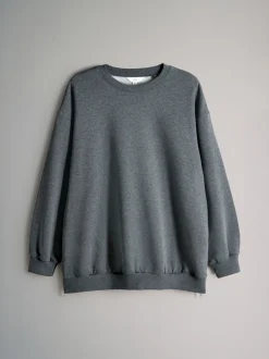 Marl/Cream anthracite - The Set lot de 2 Sweat-shirts longs à Col rond