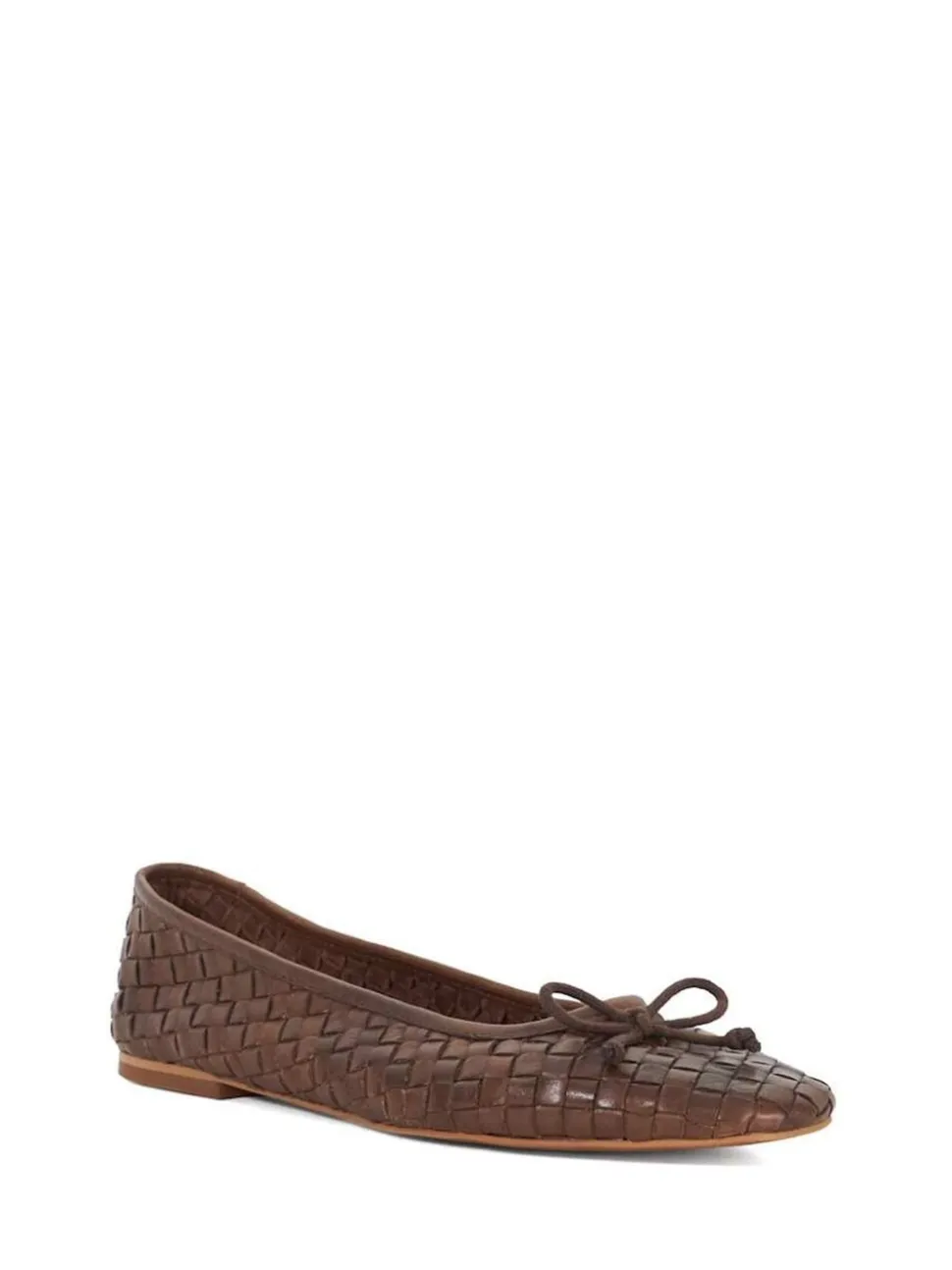 Marron - Ballerines tissées Dune London Heat