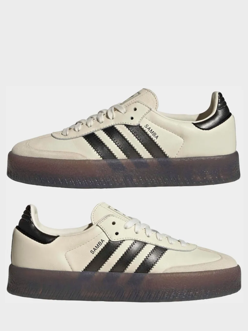 Marron - Baskets Adidas Original Sambae W