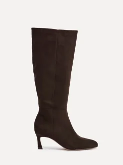 Marron - Bottes à talons aiguilles Linzi Rush à bout pointu