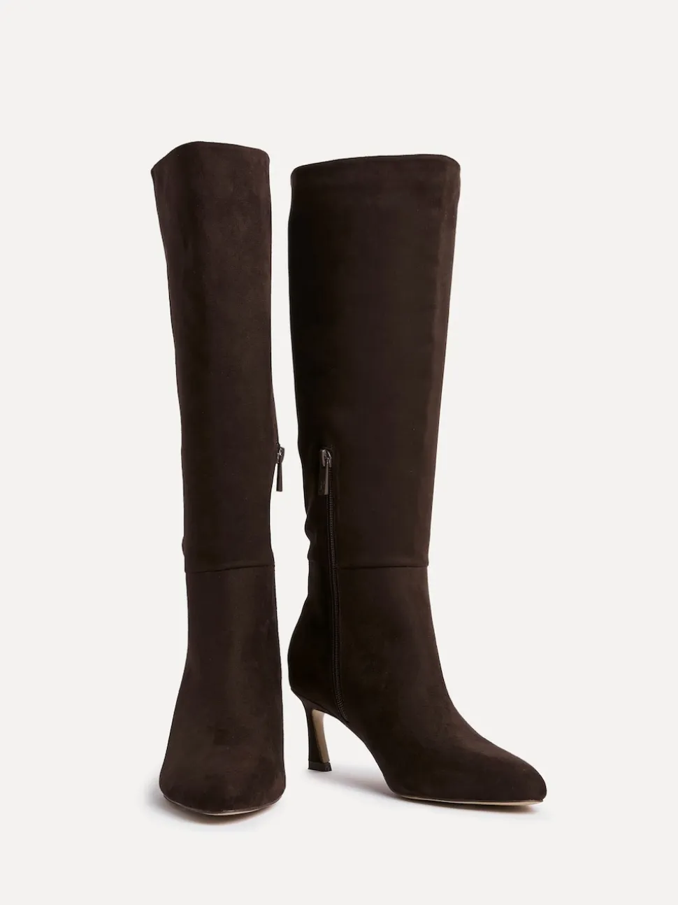 Marron - Bottes à talons aiguilles Linzi Rush à bout pointu