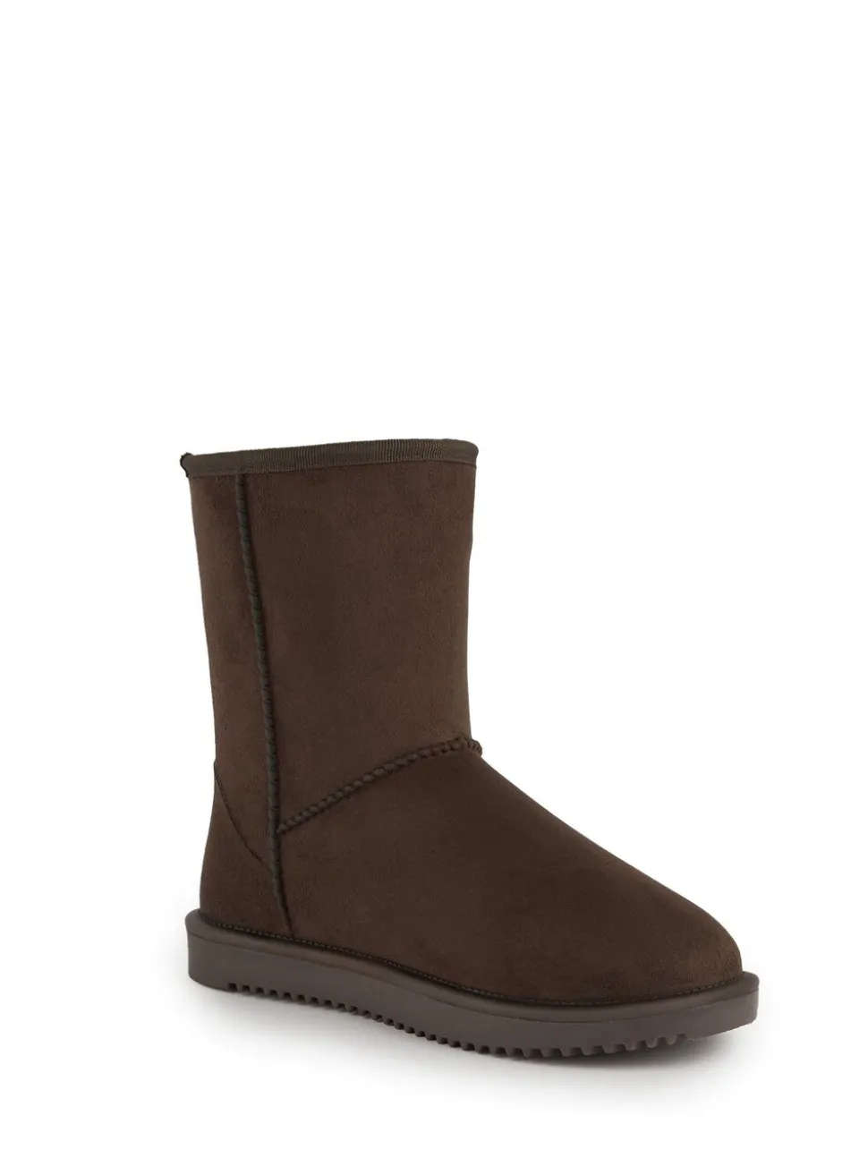 Marron - Bottes imperméables Regatta Risley mi-longues doublées de fausse fourrure