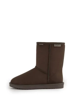 Marron - Bottes imperméables Regatta Risley mi-longues doublées de fausse fourrure
