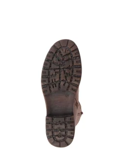 Marron - Bottes Pavers à lacets et mollet