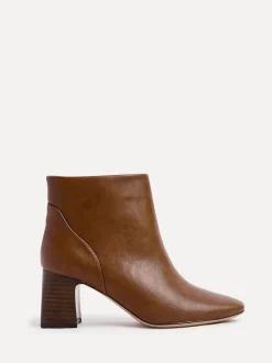 Marron - Bottines Linzi Cove Comfort à talons carrés