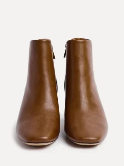 Marron - Bottines Linzi Cove Comfort à talons carrés