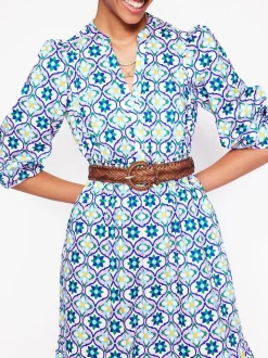 Marron - Ceinture Boden en cuir tissé
