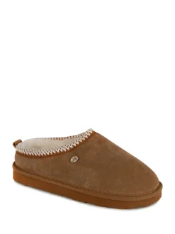 Marron - Chaussons Just Sheepskin Ladies Erin en peau de mouton