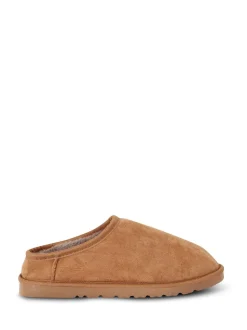 Marron - Chaussons Regatta Solace en fausse fourrure