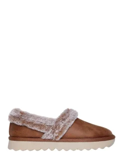 Marron - Chaussons Skechers Cosy Up