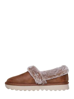 Marron - Chaussons Skechers Cosy Up