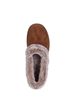 Marron - Chaussons Skechers Cosy Up