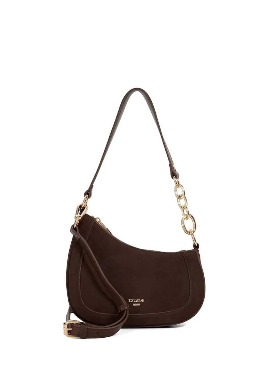 Marron - Dune London Direction Small Smart Scoop Sac épaule