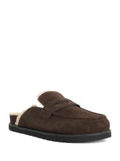Marron - Dune London Mocassins dos nu doublés Goldy