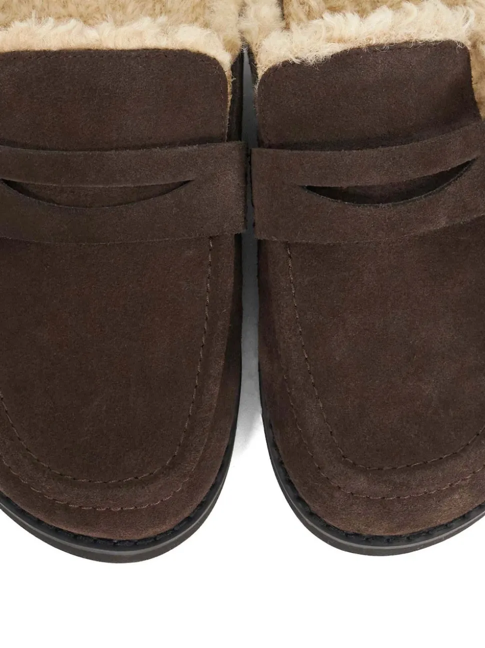 Marron - Dune London Mocassins dos nu doublés Goldy