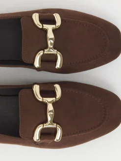 Marron - JD Williams Mocassins classiques avec bordure snaffle