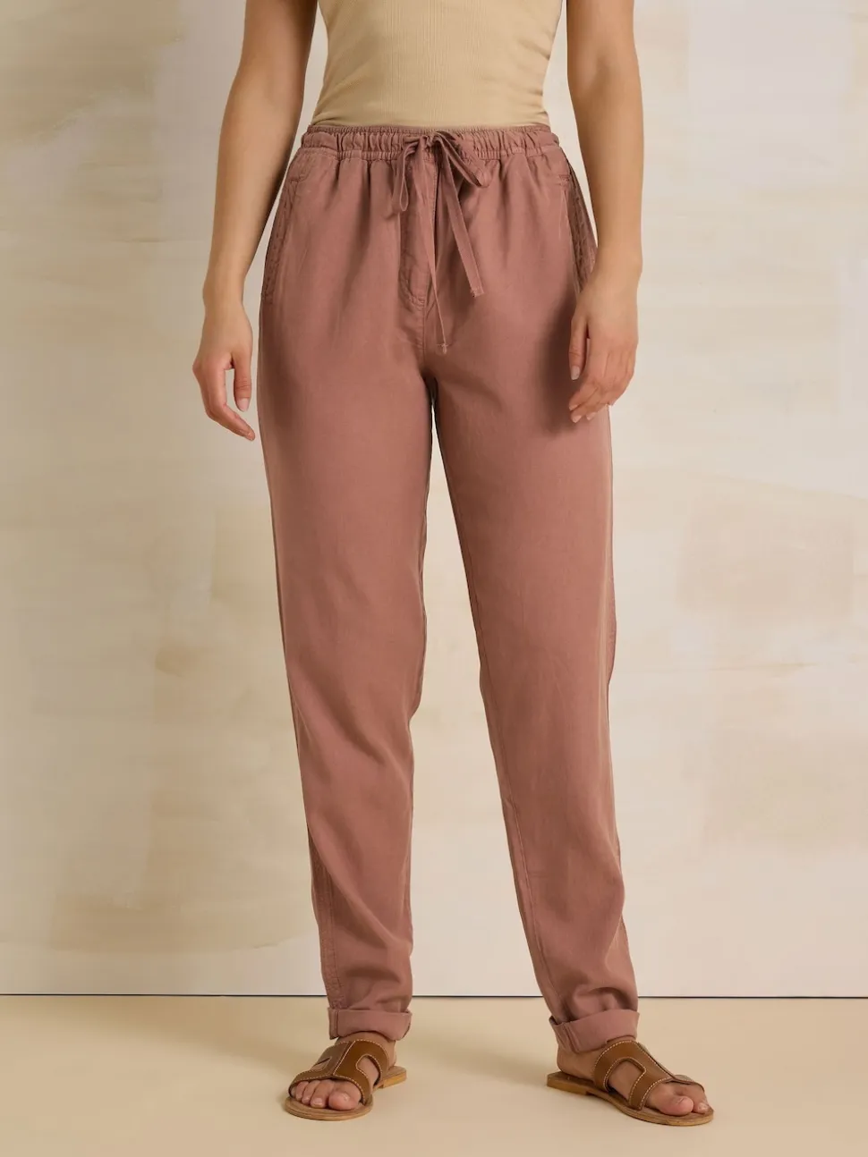 Marron - Jogging Long Tall Sally Lyocell Blend