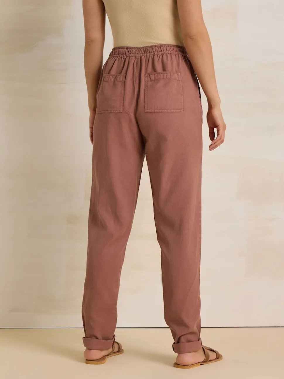 Marron - Jogging Long Tall Sally Lyocell Blend