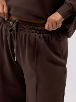 Marron - Jogging Yours Curve jambes larges