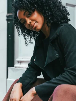 Marron - Jupes Roman en maille à taille extensible mi-longues