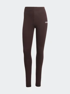 Marron - Leggings adidas Essentials en coton linéaire