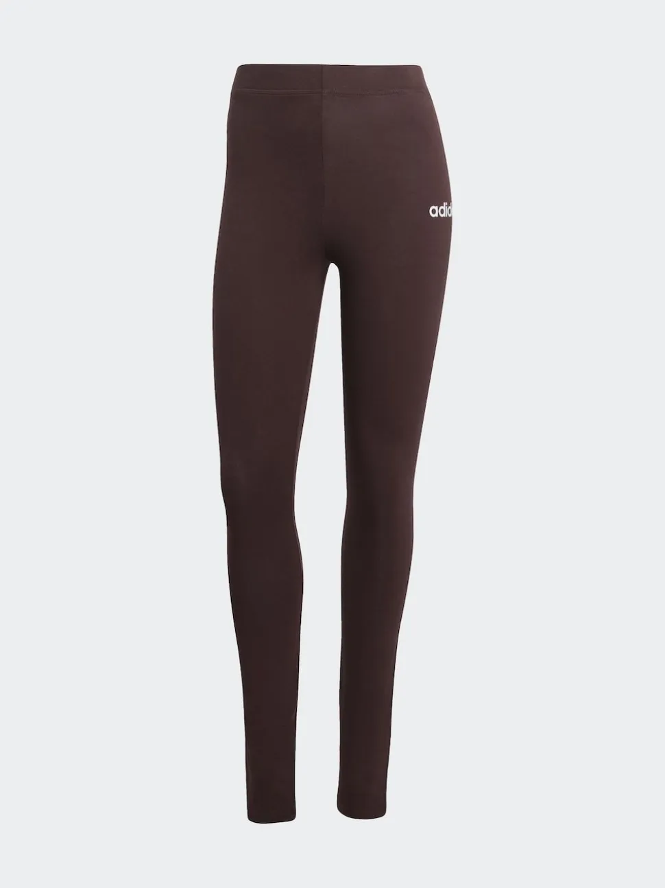 Marron - Leggings adidas Essentials en coton linéaire