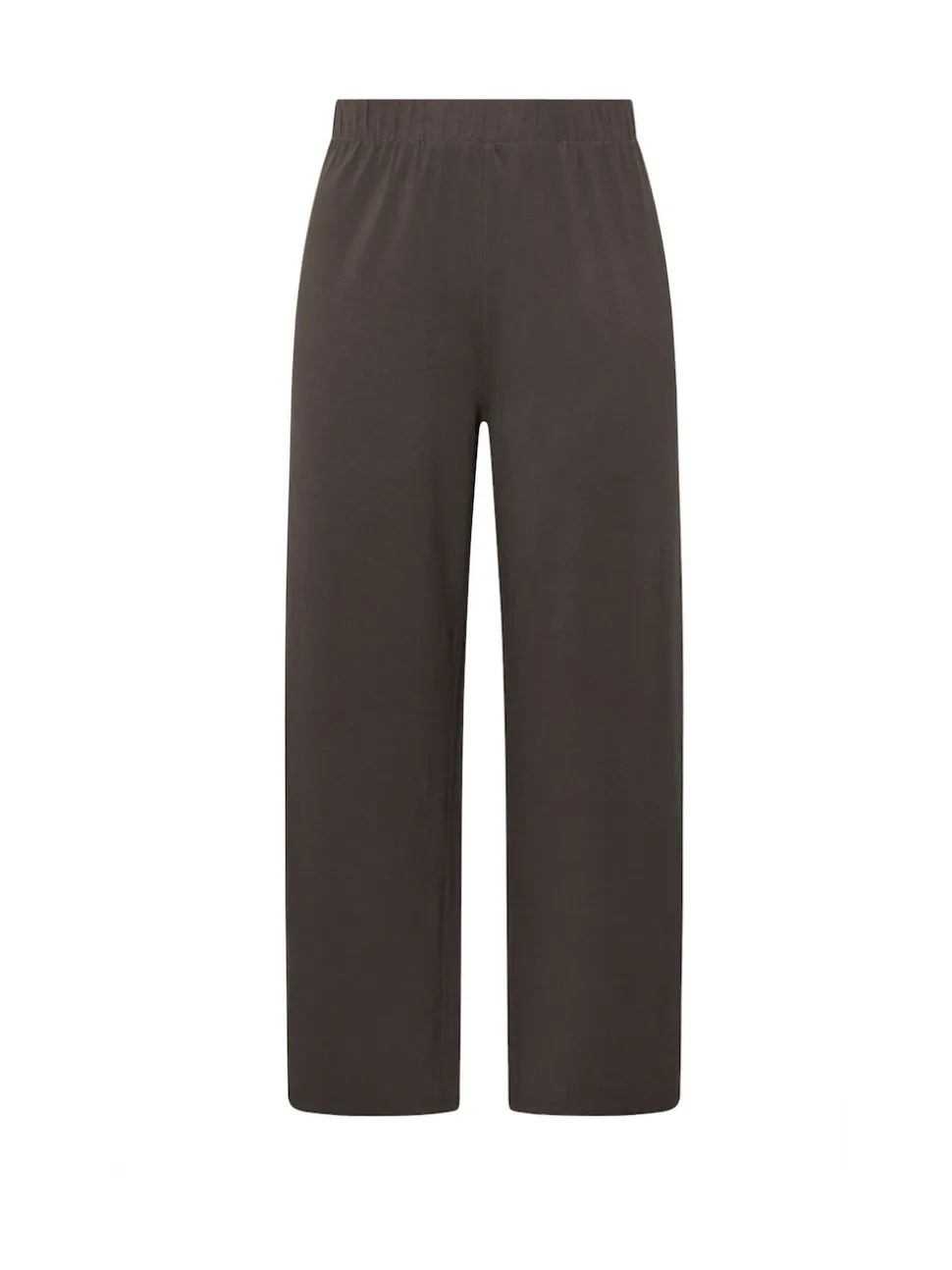Marron - Leggings Yours Curve à jambes amples