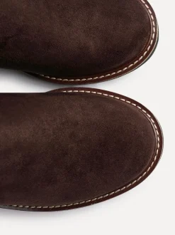 Marron - Linzi Bottes compensées hautes extensibles