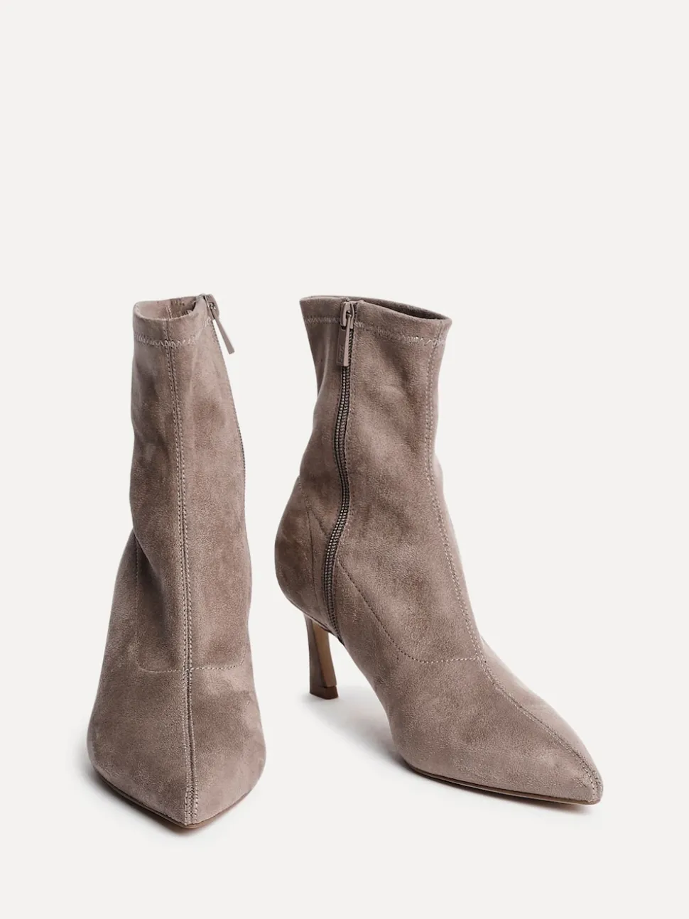 Marron - Linzi Bottes/Bottines montante à talon chaton