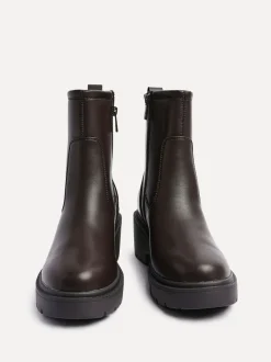 Marron - Linzi bottines compensées Limited