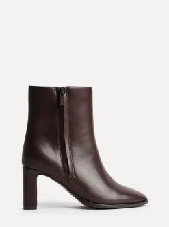 Marron - Linzi bottines Jonas à talon carré
