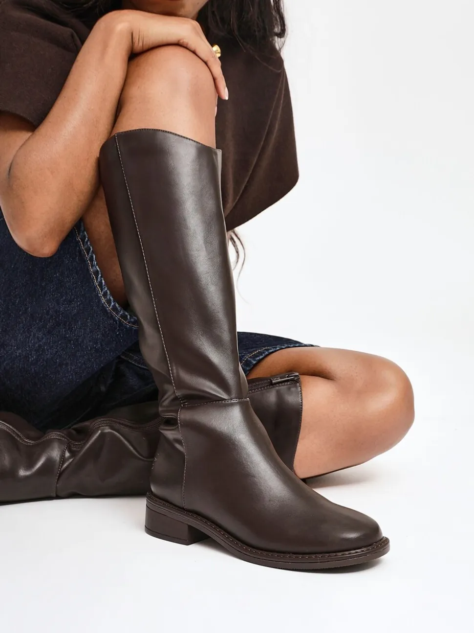 Marron - Linzi Explore Bottes hautes