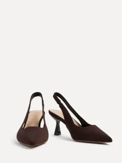 Marron - Linzi Presley Stiletto Pointed Escarpins et talons