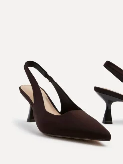 Marron - Linzi Presley Stiletto Pointed Escarpins et talons