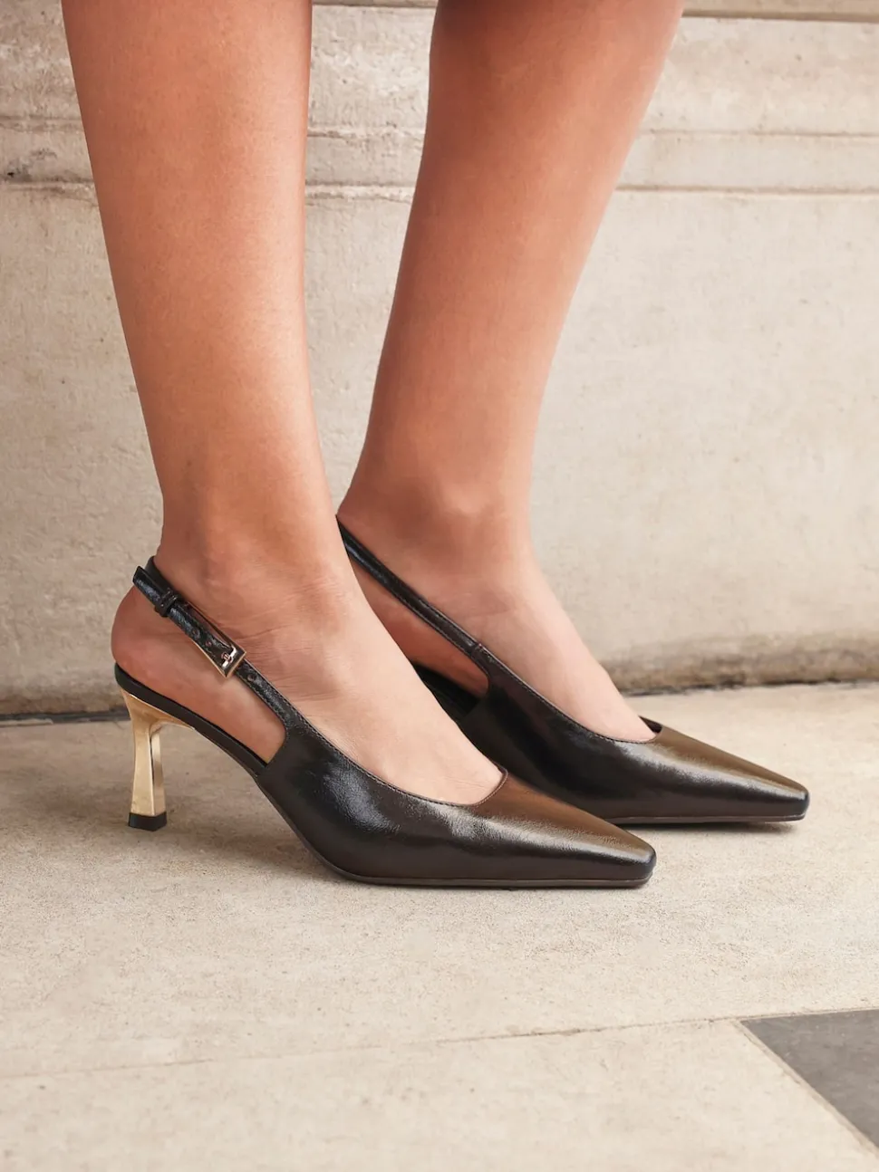 Marron - Linzi talons aiguilles Avani
