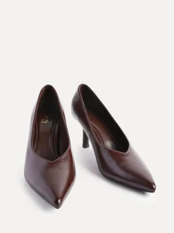 Marron - Linzi talons fermés en forme de V Bellamy
