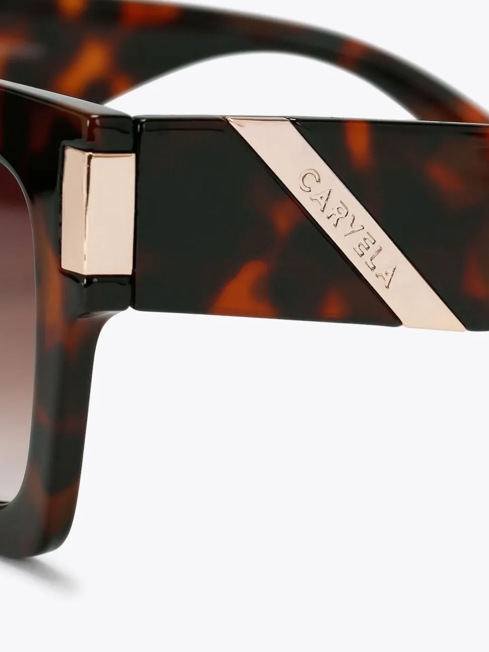 Marron - Lunettes de soleil Carvela à semelle évasée épaisse