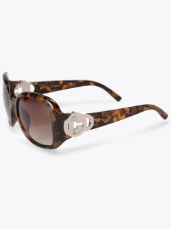 Marron - Lunettes de soleil Carvela oversize C