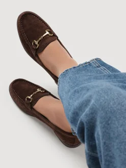 Marron - Mocassins Jones Bootmaker Lex en cuir daim