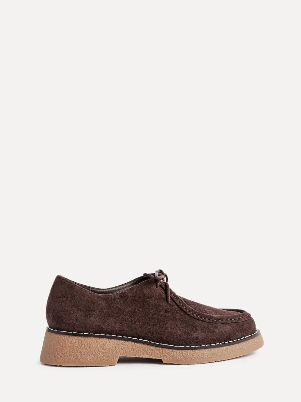 Marron - Mocassins Linzi Perth lacés à semelle épaisse
