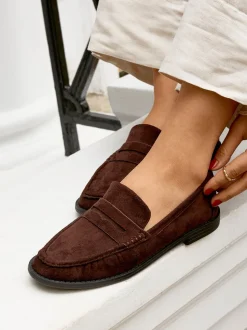 Marron - Mocassins Linzi Precise classiques avec onglet avant