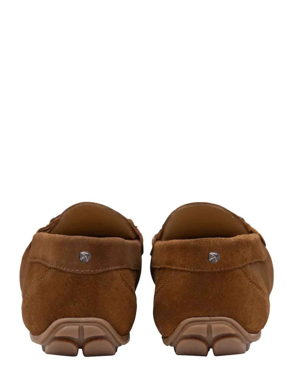 Marron - Mocassins plats Ravel en daim