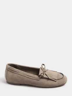 Marron - Mocassins Yours Curve à franges extra larges