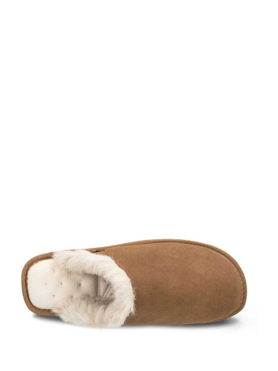Marron - Mules Totes Isotoner en daim véritable pour femme avec déperlant