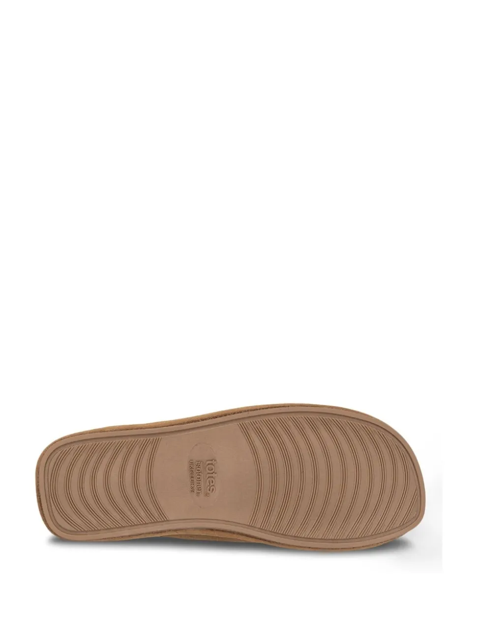 Marron - Mules Totes Isotoner en daim véritable pour femme avec déperlant
