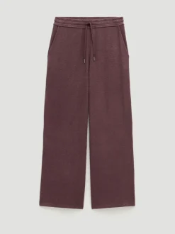 Marron - Pantalon de jogging large Hush Elle super doux