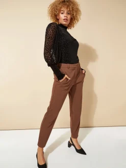 Marron - Roman Originals Coupe droite Pantalons de travail