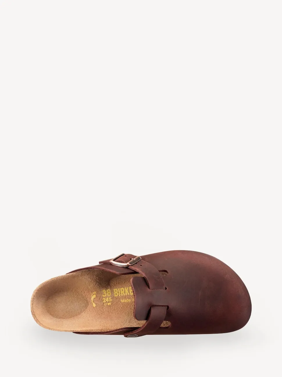 Marron - Sabots Birkenstock Boston Oil en cuir