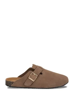 Marron - Sabots Totes en daim