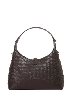 Marron - Sac à bandoulière Dune London Dorset Medium Turnlock
